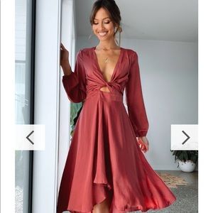 Billie J Starry Nights Dress - Berry